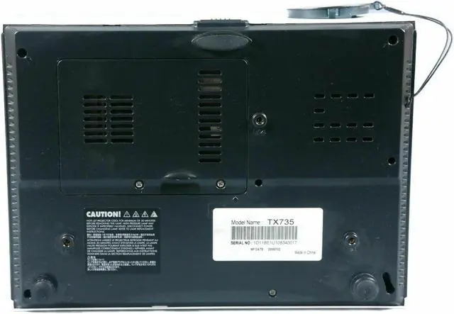 Alt view image 4 of 4 - Optoma TX735 DLP Projector 2600 ANSI HD 1080i HDMI w/Adapter Remote TeKswamp