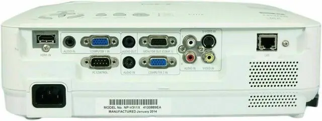 Alt view image 2 of 3 - NEC NP-V311X DLP HD Projector Home Theater with Accessories + EXTRA LAMP