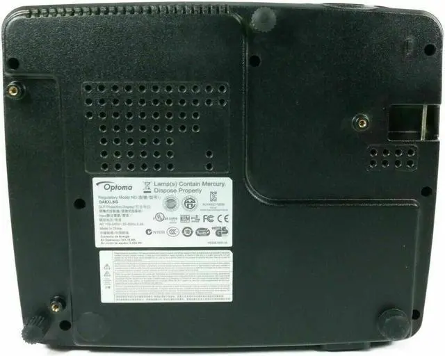 Alt view image 4 of 4 - Optoma TX631-3D DLP Projector Portable 3500 Lumens Cinema HD 1080p HDMI w/Remote