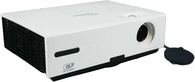 Alt view image 4 of 6 - Optoma TX735 DLP Projector 2600 Lumens HDMI Adapter HD 1080i w/Accessories