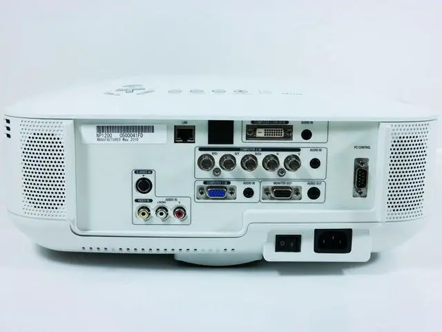 Alt view image 2 of 4 - NEC NP1200 3LCD Projector 3700 ANSI XGA HD 1080i HDMI-adapter w/Remote bundle