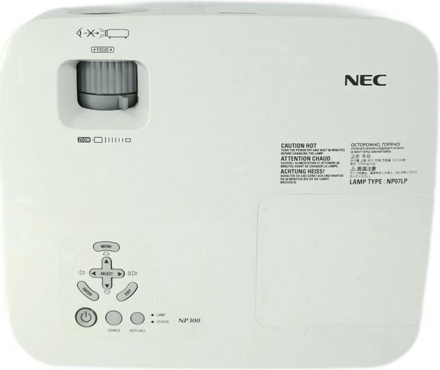 Alt view image 3 of 4 - NEC NP300 LCD Projector 2200 ANSI HDMI w/Adapter HD 1080i Accessories TeKswamp