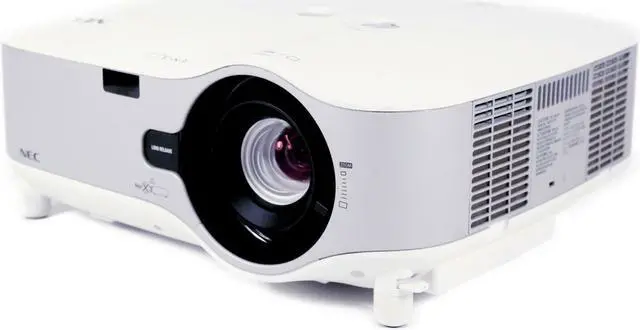 Alt view image 2 of 4 - NEC NP3250W 3LCD Projector Wireless 4000 ANSI HD 1080i HDMI w/Adapter Remote