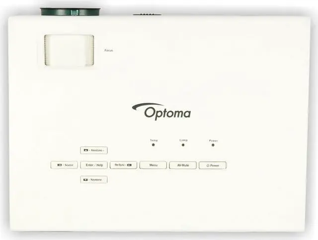 Alt view image 3 of 4 - Optoma ES522 DLP Projector 2800 ANSI HD 1080p HDMI-adapter w/Accessories bundle