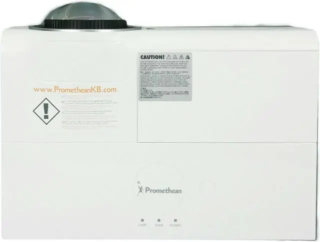 Alt view image 4 of 5 - Promethean PRM-45A DLP Projector Short-Throw Cinema 3600 Lumens - Thunderbolt Mini DP Bundle