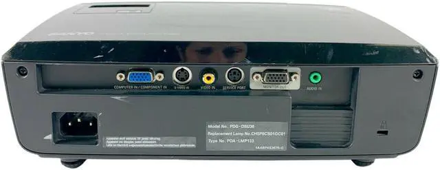 Alt view image 3 of 5 - Sanyo PDG-DSU30 DLP Projector 2500 Lumens HD 1080p Conference Room  HDMI-adapter w/Remote