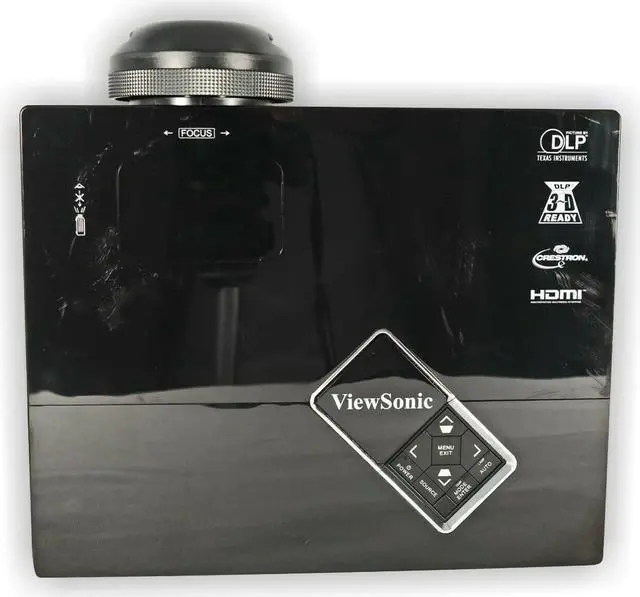Alt view image 3 of 3 - ViewSonic PJD6383s DLP Projector Short-Throw 3000 ANSI HD HDMI With Accessories