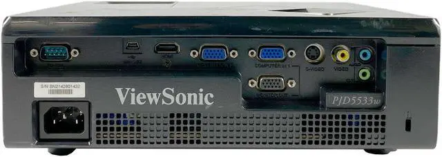 Alt view image 3 of 6 - ViewSonic PJD5533w DLP Widescreen High Contrast Portable Projector WXGA 1080p Full HD 3D 2800 Lumens for Movie Lovers with Accessories Bundle (Power Cable, HDMI Cable, Remote)