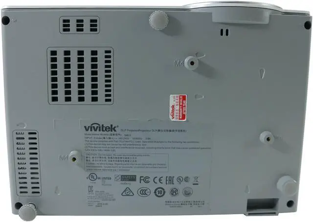 Alt view image 6 of 6 - VIVITEK DX813 DLP Projector 3600 Lumens HD 1080p HDMI USB w/Remote + EXTRA LAMP