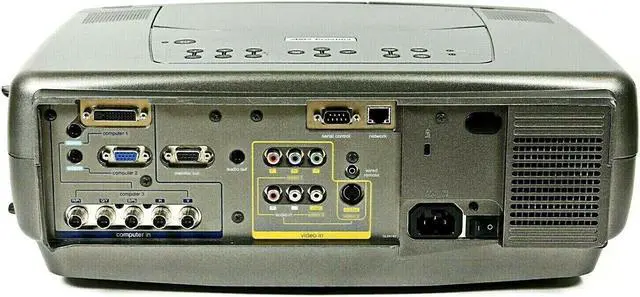 Alt view image 2 of 6 - Proxima C450 LCD Projector 4500 ANSI HDMI-adapter HD 1080i w/Accessories