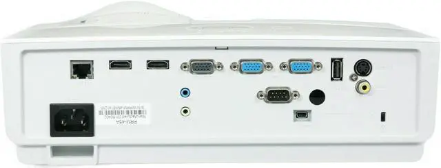 Alt view image 3 of 5 - Promethean PRM-45A DLP Projector Short-Throw Cinema 3600 Lumens - Thunderbolt Mini DP Bundle