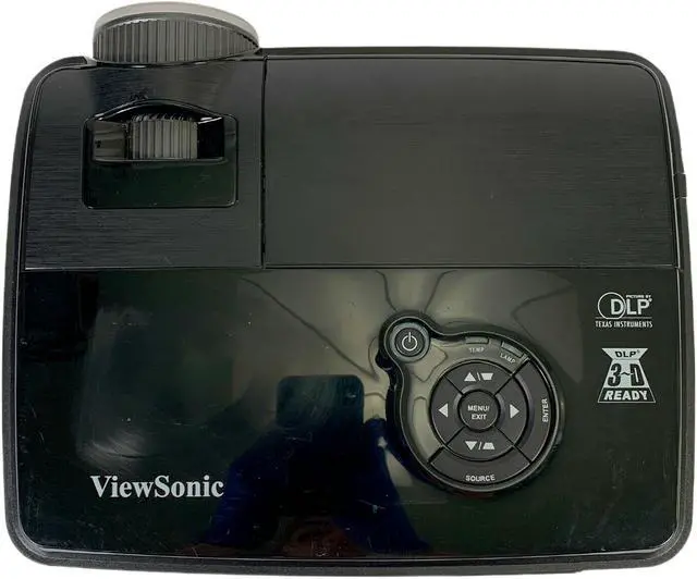 Alt view image 3 of 4 - ViewSonic PJD6221 DLP Projector 2700 Lumens HDMI-Adapter HD 1080p Accessories