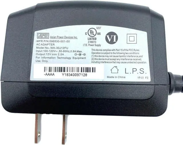 Alt view image 2 of 3 - NEW Genuine APD WA-30J12FU AC Adapter 12V 2.5A Power Supply 30W OEM
