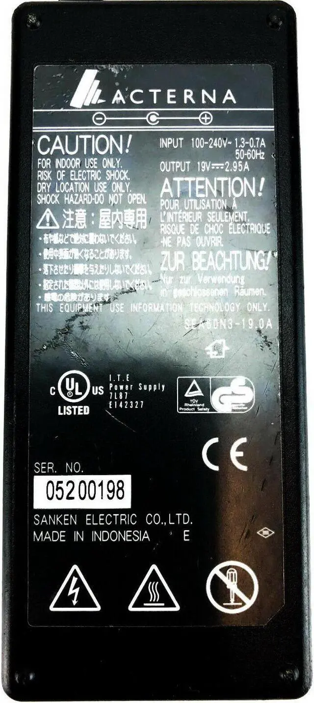 Alt view image 4 of 7 - Genuine Actiontec Power Adapter for Dell X3 X3I X5 X30 X30I X50 X50I X50V Laptop