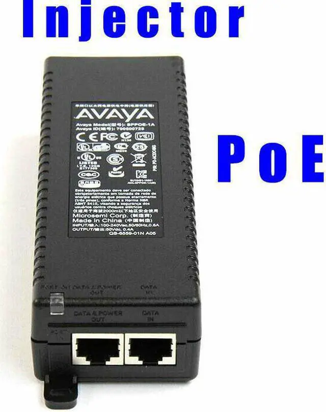 Main image of Avaya SPPOE-1A Injector Power Supply for any IP Telephone with 802.3af No Cord