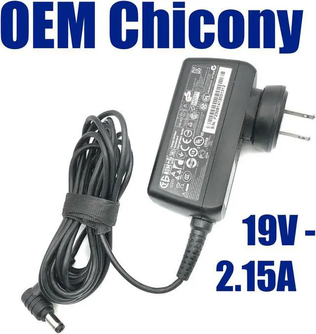 Main image of Genuine Chicony W10-040N1A W040R001L AC Acer Power Adapter Charger 19V 2.15A