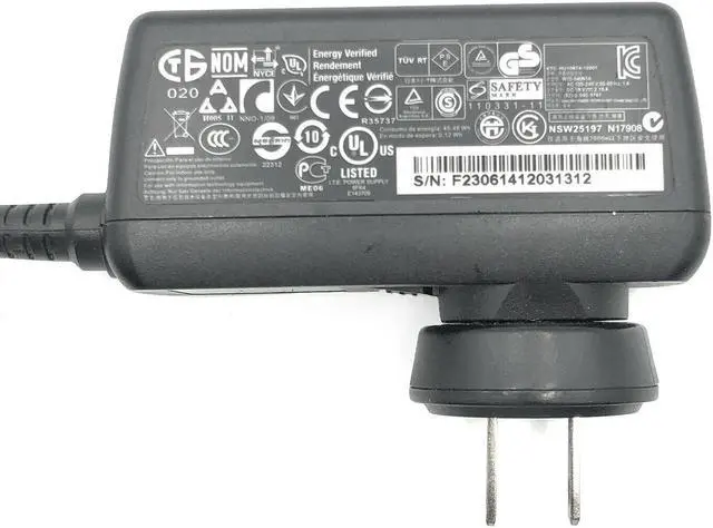 Alt view image 2 of 5 - Genuine Chicony W10-040N1A W040R001L AC Acer Power Adapter Charger 19V 2.15A