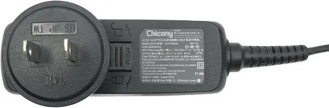 Alt view image 3 of 5 - Genuine Chicony W10-040N1A W040R001L AC Acer Power Adapter Charger 19V 2.15A