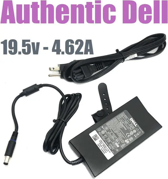Main image of OEM Genuine Dell HA90PE1-00 90W 19.5V 4.62A XPS 15 (L502x) AC Adapter W/P.Cord
