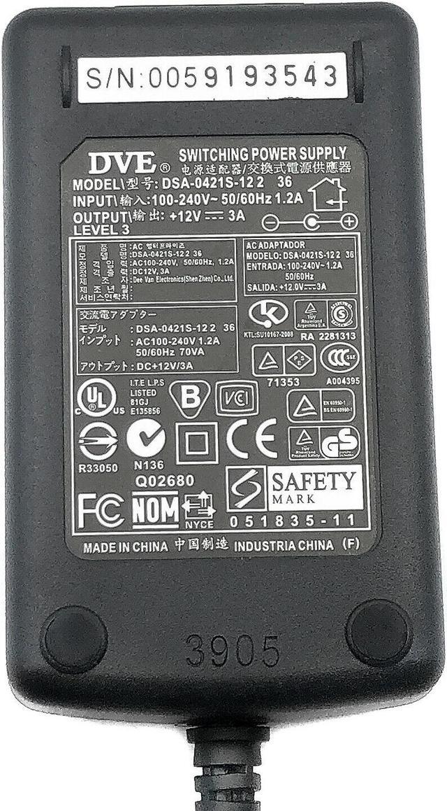 Alt view image 2 of 4 - Genuine AC Adapter For Boss BR-1200CD BR-1600CD Digital Recording Studio w/PC