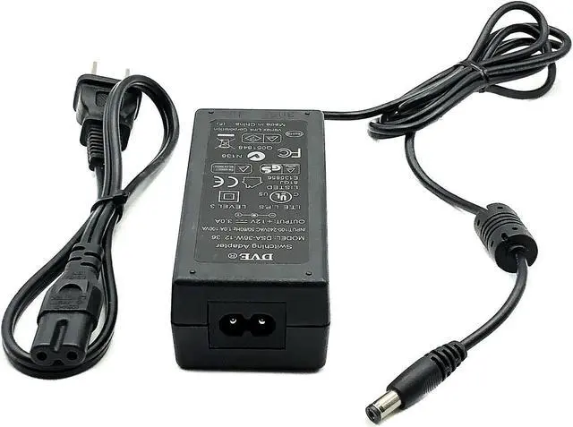 Alt view image 4 of 4 - Genuine DVE DSA-36W-12 1 36 AC Adapter 12V 3A Power Charger DSA-42PFB With Cord