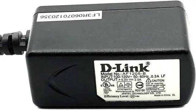 Alt view image 2 of 5 - New Original D-Link AF1205-B AC/DC Wall Power Supply Adapter 5V 2A OEM