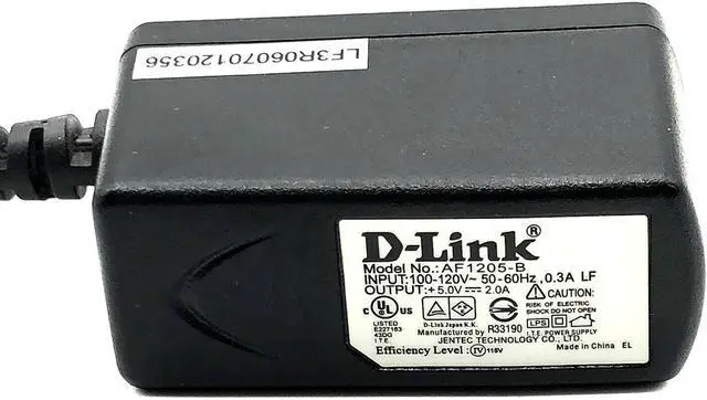 Alt view image 4 of 4 - Genuine D-Link AC Wall Power Supply Adapter for Wi-Fi Router DIR-100 DIR-120 OEM
