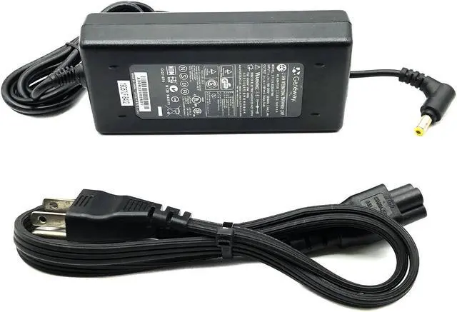 Alt view image 4 of 4 - Genuine Gateway AC Adapter 0220A1990 Power Supply Charger 90W 19V 4.74A w/P.Cord