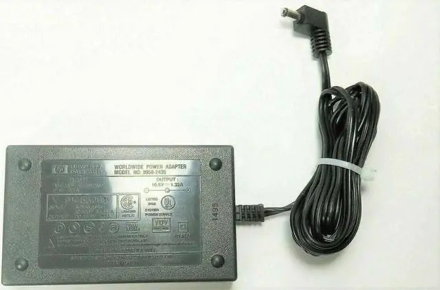 Alt view image 4 of 4 - OEM HP Genuine DeskJet 310 320 340 350C Portable Printer AC/DC Power Adapter PC