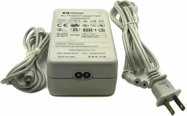 Alt view image 4 of 5 - Genuine HP AC DC Adapter for DeskJet Printer 880C 88XC 895CXI w/Cord OEM