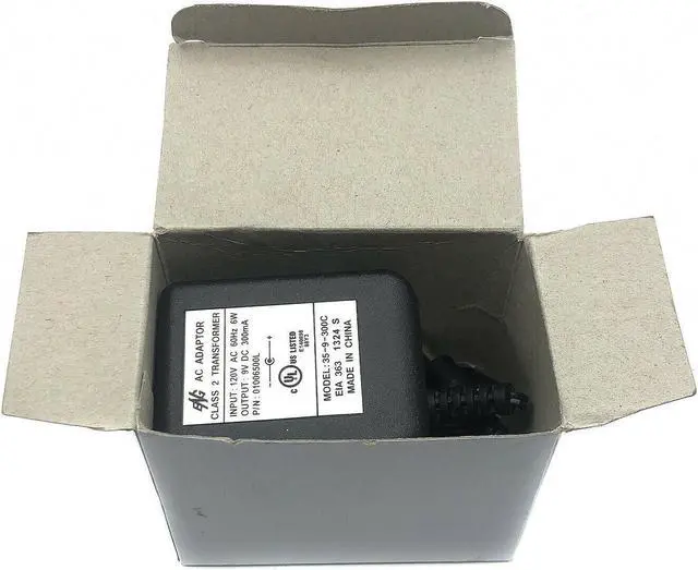 Alt view image 4 of 4 - ENG Class 2 transformer AC Power Adapter DC 9V 300mA 2.7W 35-9-300C