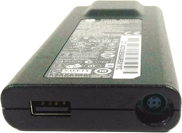 Alt view image 3 of 4 - NEW Genuine 65W HP Travel Adapter 19.5V 3.33A P/N HSTNN-DA14 677776-003 wo/Cable