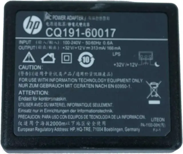 Alt view image 2 of 3 - Genuine HP AC Power Adapter 32V 313mA Photosmart 6510 6512 6515 Printers No Cord