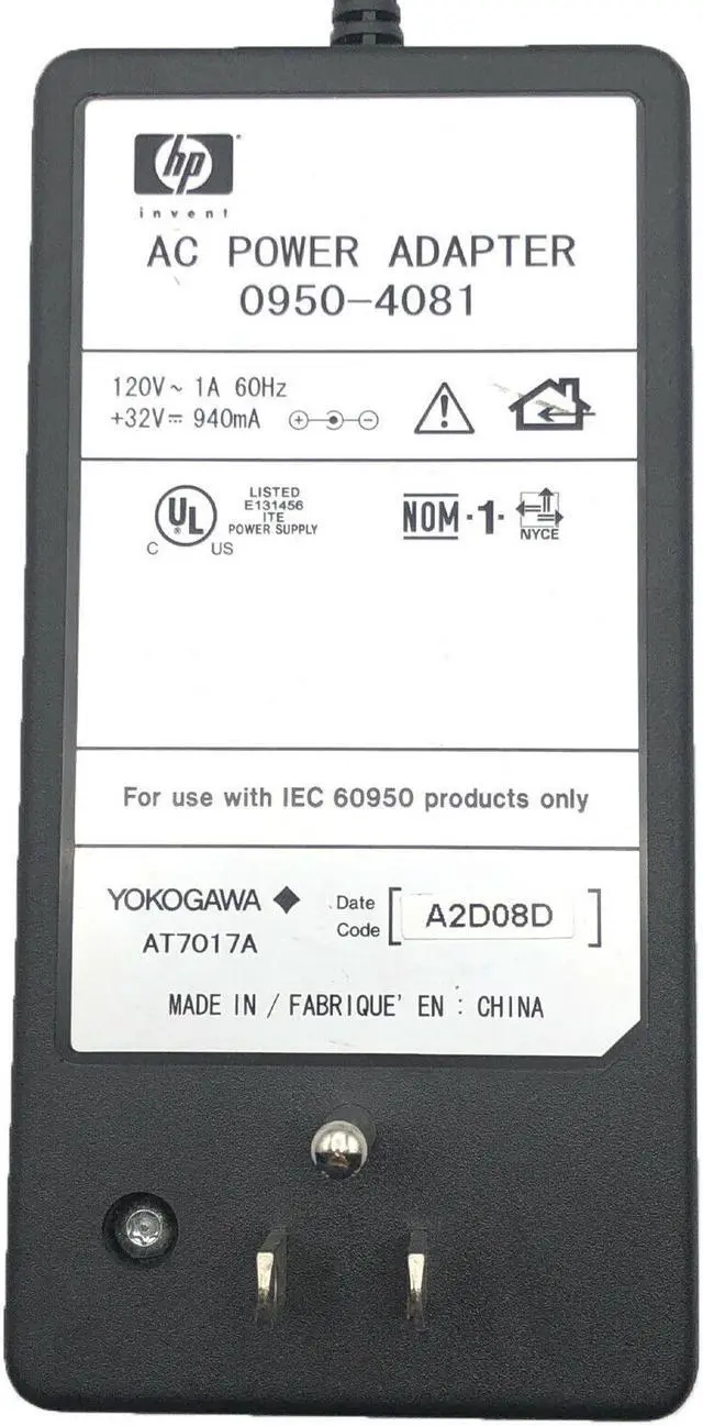 Alt view image 2 of 4 - Genuine HP AC Adapter for PhotoSmart 7150 7155 7350 7345 Printers Power Supply