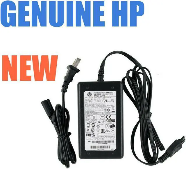 Main image of New Genuine OEM HP AC Adapter 0957-2304 +32V/12V 1094mA/250mA Printer Supply +PC