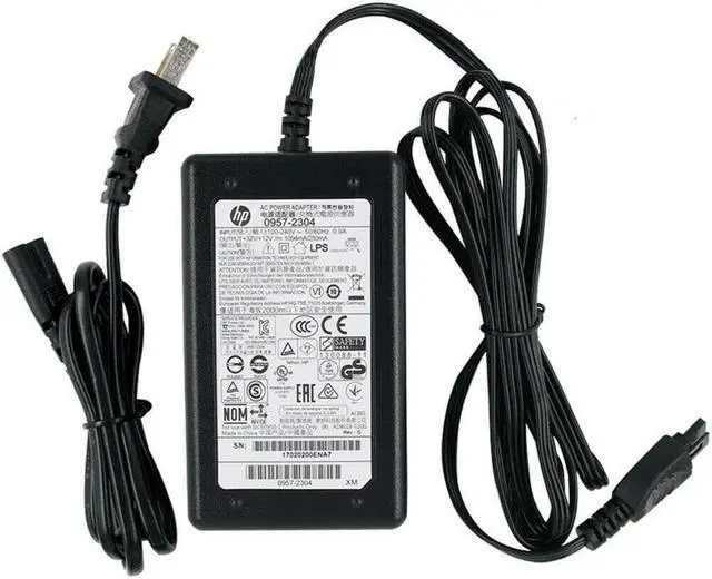 Alt view image 4 of 4 - Genuine AC Adapter HP OfficeJet 6100 Photosmart 7510 Printers Power Supply Cord