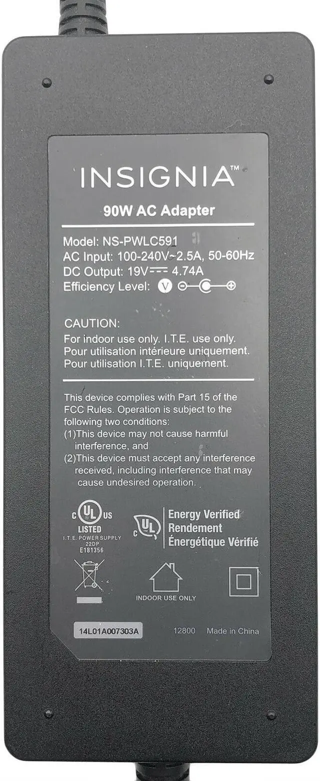 Alt view image 2 of 4 - Original Insignia Power Supply AC/DC Charging Adapter 19V 4.74A 90W NS-PWLC591