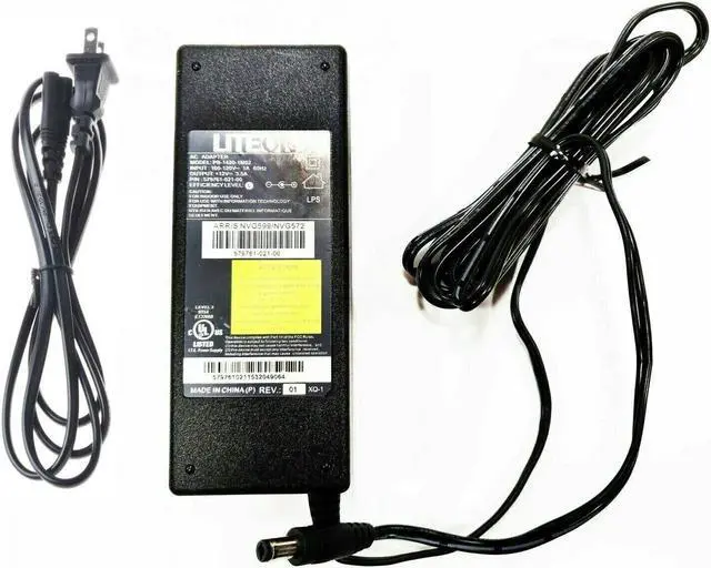 Main image of NEW Liteon PB-1420-1M02 12V 3.5A AC Power Adapter 579761-021-00 W/P.Cord