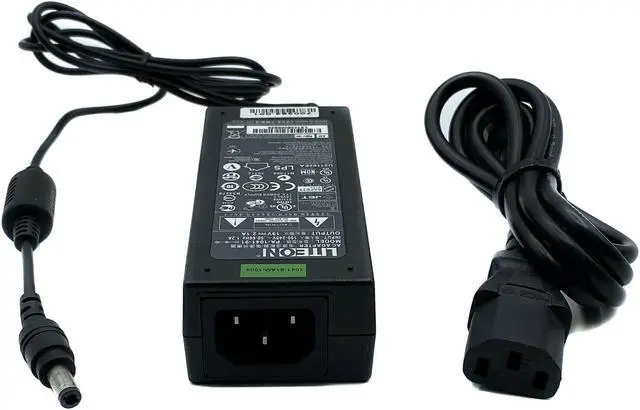 Alt view image 4 of 4 - Genuine Liteon AC Adapter for HP Pavilion 27 27xw 27xi 27er 23es 27es 25 W/Cord