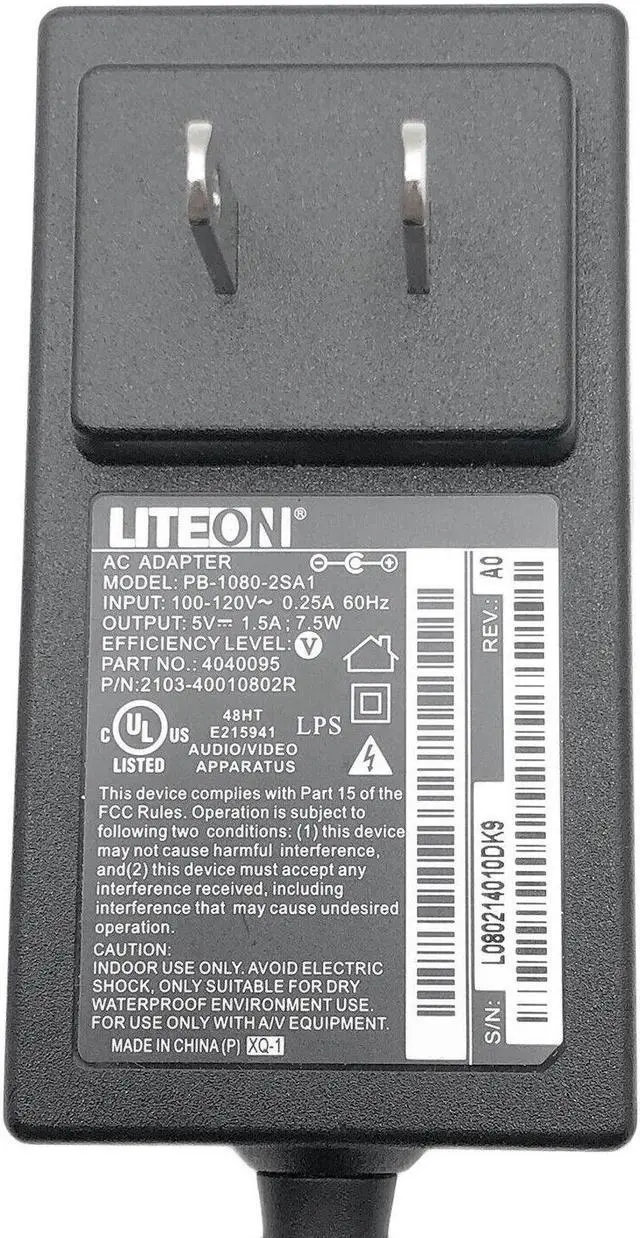 Alt view image 2 of 5 - NEW Genuine Liteon PB-1080-2SA1 AC Adapter For Cisco DTA-HD W/P.Cord