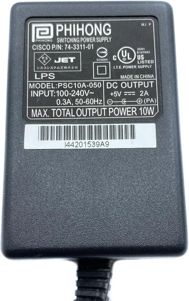 Alt view image 4 of 4 - New OEM Phihong PSC10A-050 AC Adapter 5V 2A Switching Power Supply 74-3311-01