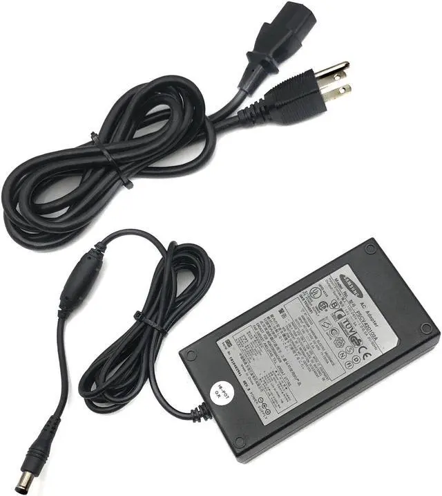 Alt view image 4 of 4 - OEM Samsung AC Adapter 14V 3A for SyncMaster S20 S22 S23 Series LED Monitor w/PC