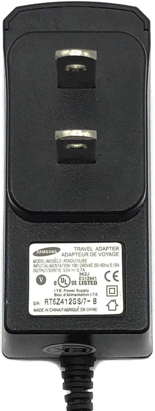 Alt view image 2 of 6 - NEW Genuine Samsung ATADU10JBE 5V 0.7A Wall Charger Power Travel Adapter
