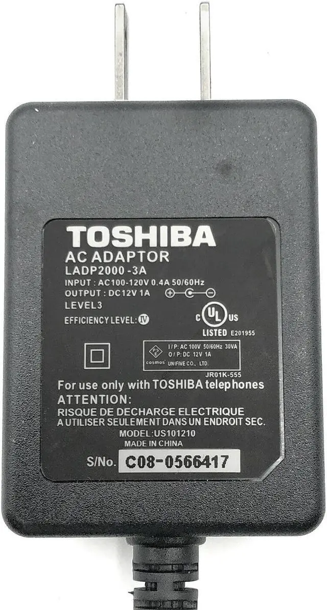 Alt view image 2 of 4 - Toshiba LADP2000-3A 12VV 12WW Power Adapter   Genuine