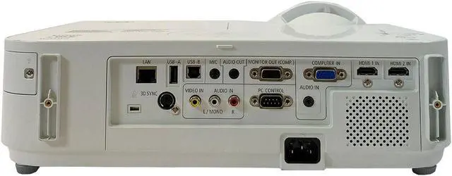 Alt view image 2 of 4 - NEC M353WS DLP Projector Short-Throw 1080p 3D 3500 ANSI WXGA Conference bundle