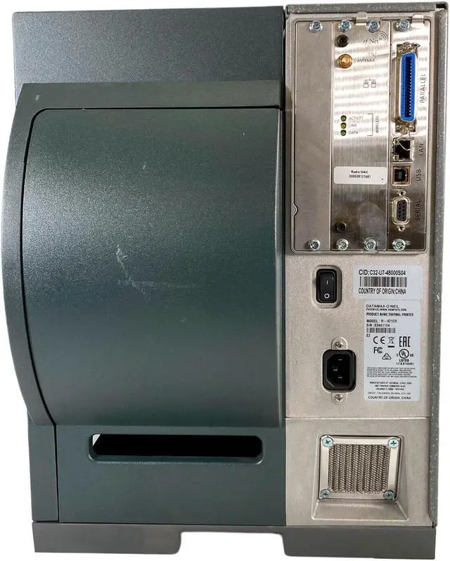 Alt view image 5 of 7 - Datamax-O'Neil H-4212X Label Printer Wireless 802.11b/g LAN USB C32-U7-48000S04