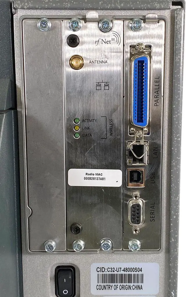 Alt view image 6 of 7 - Datamax-O'Neil H-4212X Label Printer Wireless 802.11b/g LAN USB C32-U7-48000S04