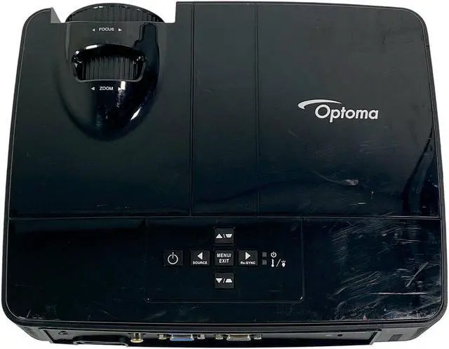 Alt view image 6 of 7 - Optoma TS551 DLP Projector 2800 ANSI DAESUUG HD 1080p 3D Portable HDMI with Accessories Bundle (Power Cable, HDMI Cable, Remote)