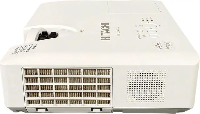 Alt view image 4 of 7 - Hitachi CP-X3042WN 3LCD Projector 3200 ANSI HD 1080p Widescreen for Home Theater and Presentations Multipurpose Use with Accessories Bundle (Power Cable, HDMI Cable, Remote)