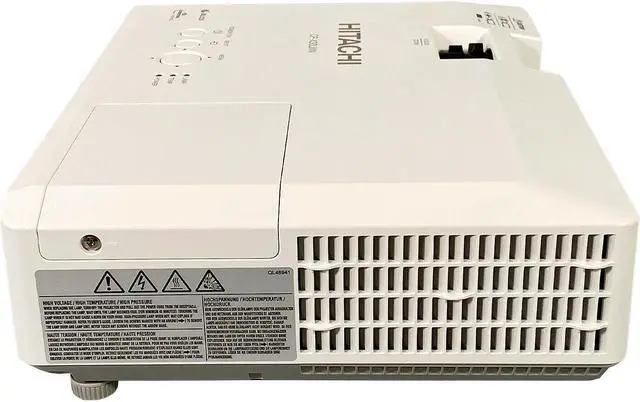 Alt view image 4 of 6 - Hitachi CP-X30LWN 3LCD Projector 3200 Lumens Bright HD 1080p HDMI w/Accessories